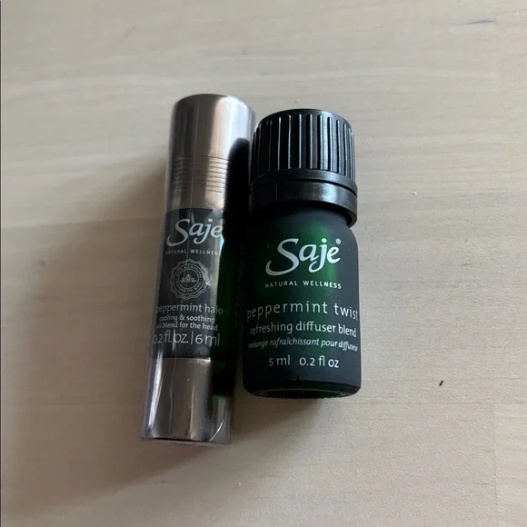 Saje Peppermint Halo, Lavender, lotion, & Peppermint Twist bundle - Picture 5 of 7